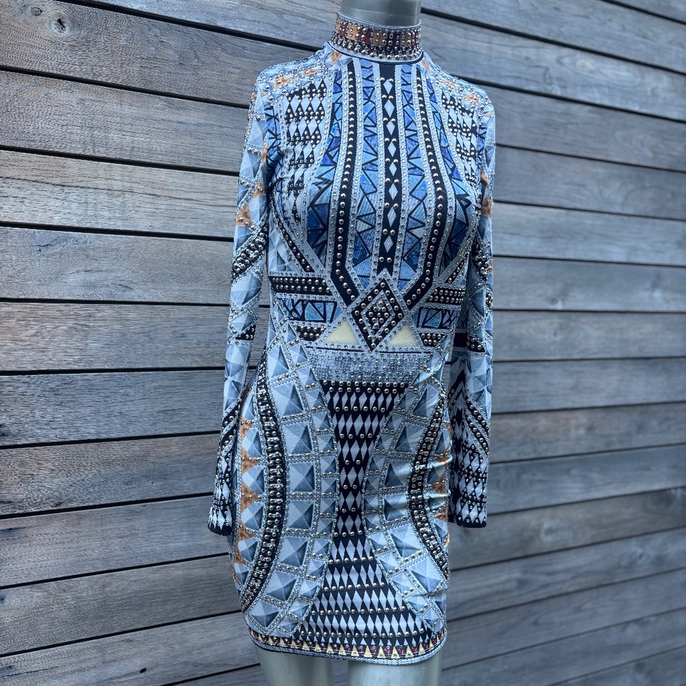 Long sleeve  Mini Banjul dress